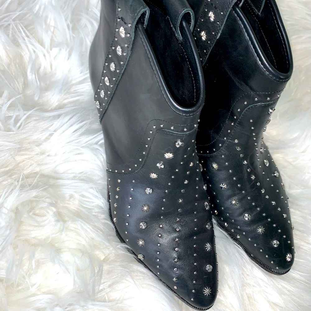 Black Sam Edelman western boots
